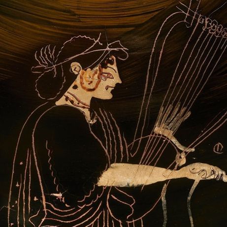 Σαπφώ η "δέκατη Μούσα" / Πηγή: Pinterest.com