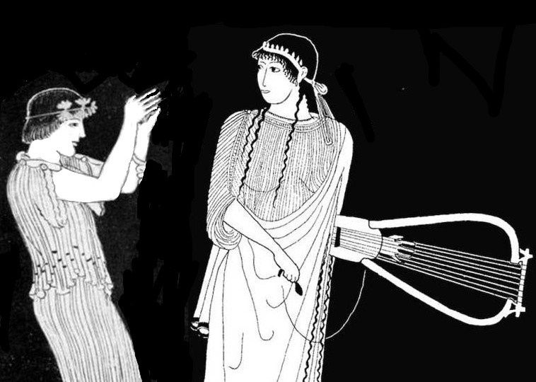 Σαπφώ η "δέκατη Μούσα" / Πηγή: Pinterest.com