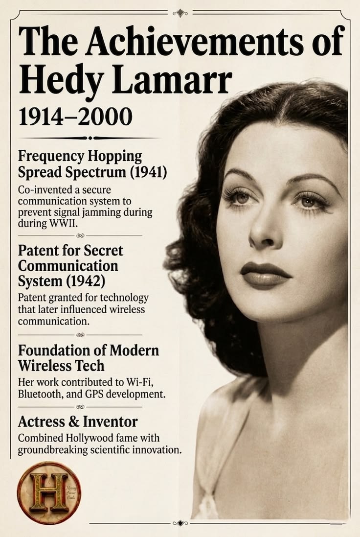 Hedy Lamarr: Η πιο όμορφη γυναίκα του Hollywood, πίσω από το Wifi