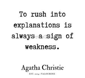 Agatha Christie quote